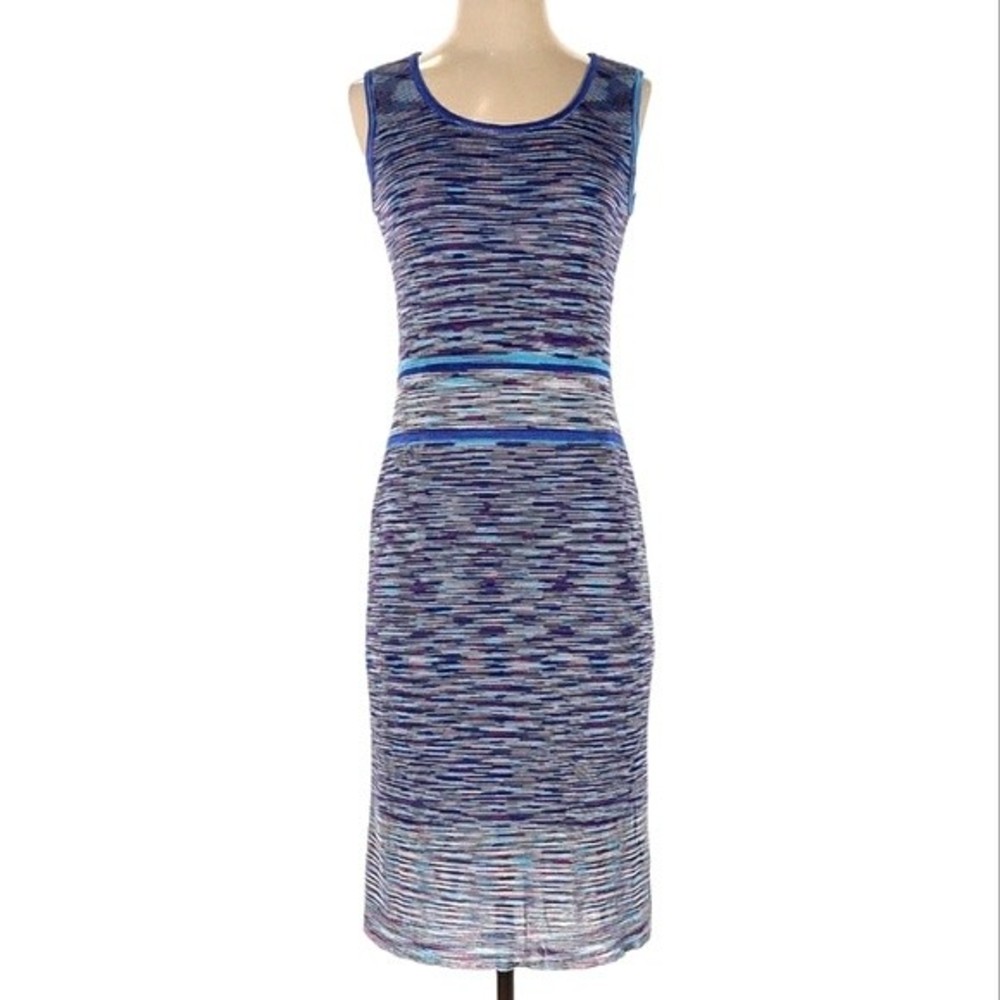 Jones New York Midi Length Bodycon Striped Dress Size‎ XS Sleeveless NEW $119